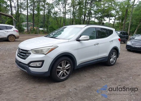 2013 Hyundai Santa Fe Sport 2.0T from USA, damaged, VIN 5XYZU3LA9DG023486